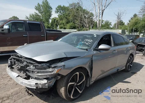 2019 Honda Accord Sport из США, поврежденный, VIN 1HGCV1F3XKA176235